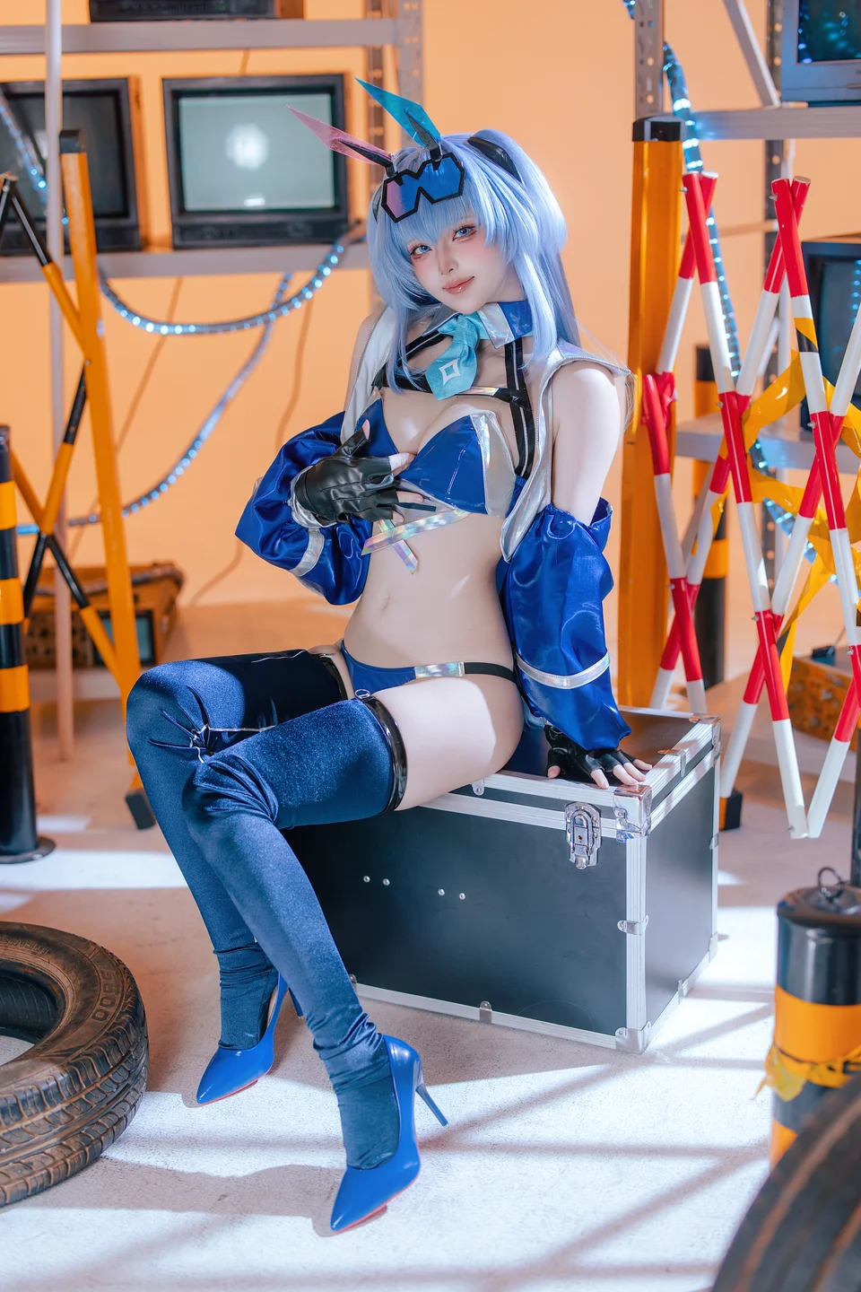 屿鱼 - No.082 碧蓝航线 花园赛车服 [82P-792MB] tg@simisebaisi 【丝足阁】026.webp